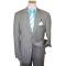 Steve Harvey Classic Collection Taupe/Turquoise Plaid Super 120's Merino Wool Suit 1139